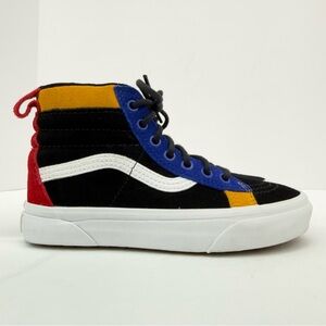 Vans Sk8-Hi 46 Mte Dx size 2 Kids All Weather Black Surf The Web Skate Shoes